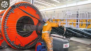 Incredible Fast Wire Rope Splice Method | Amazing Manufacturing Process Of Industrial Wire Rope