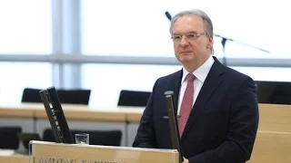 Ministerpräsidentenwahl in Sachsen-Anhalt - Reiner Haseloff (CDU) zwischen Afd und Grünen 25.04.2016