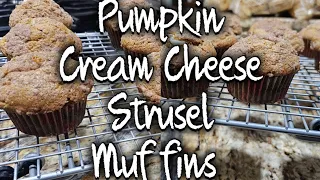Pumpkin Cream Cheese Strusel Muffins