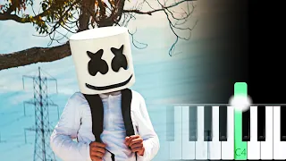 Marshmello - Alone | Piano Tutorial