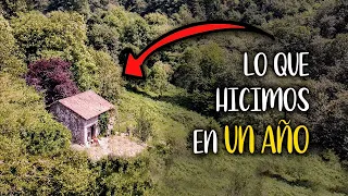 CABAÑA de Piedra ABANDONADA (150 Años) ➡️ AÑO Completo desde Cero