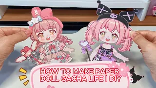 HOW TO MAKE PAPER DOLL MOVING | DIY | Draw so easy Anime