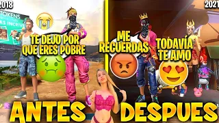 BUSCANDO A MI PRIMERA NOVIA QUE ME *ENGAÑO CON OTRO* En FREE FIRE 😭 *Triste* Su Ex LE ROBO TODO!!