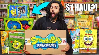 I Bought Someones ENTIRE VINTAGE SPONGEBOB SQUAREPANTS COLLECTION! EBAY LOTS #2 *NOSTALGIA OVERLOAD*