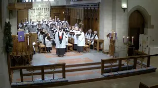 St. John's Choir sings: Jesus Christ the apple tree, Dec 15, 2019.