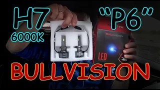 BULLVISION H7 серия Р6 // 6000К, 20000Lum, 100W