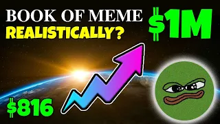 BOOK OF MEME (BOME) - COULD $816 MAKE YOU A MILLIONAIRE... REALISTICALLY???