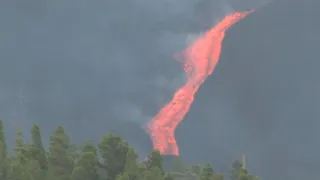 Preocupa la nueva colada del volcán de La Palma