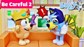 BLUEY Learns about Accidents and Healing - An Exciting Adventure | Pretend Play with Bluey Toys!