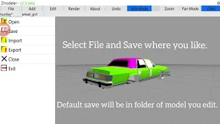 Zmodeler Mobile for Android × Wheel Replacement Tutorial 2022