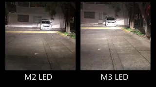 M3 LED headlight VS M2 LED headlight