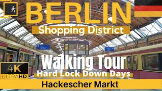 🎬 🎥  ► Walking in Berlin Hackescher Markt | Shopping District | Berlin Walking【4K】Tour  ⭐⭐⭐