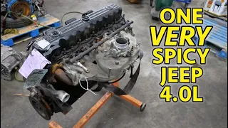 How Do You Destroy A 4.0L Jeep Engine THIS BAD? Intentional? Neglect? Ill-Repair?  I Am IMPRESSED!