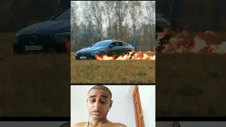 Mercedes-AMG GT 63S | Very Expensive Car On Fire #BURN #fire 🔥 | wrong moments