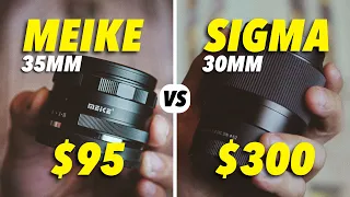 BATTLE OF F1.4 LENSES — MEIKE 35MM VS SIGMA 30MM | A6400 AND OTHER A6XXX