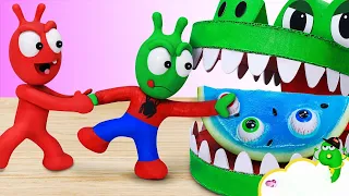 Pea Pea Explore Watermelon Crocodile Dentist With Friend | Pea Pea Wonderland - Cartoon for kids