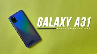 Samsung Galaxy A31 Unboxing and First Impressions!