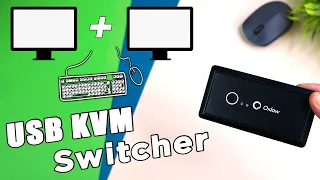 USB Switcher for two Computers || Oxlaw USB KVM Switch