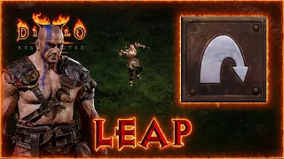 Diablo 2 Resurrected Barbarian Skills Leap