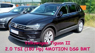 0-100 km/h Volkswagen Tiguan II 2.0 TSI (180 Hp) 4MOTION DSG BMT