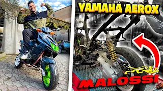 Da ROTTAME a TROFEO 🏆YAMAHA AEROX MALOSSI 94cc EP.1