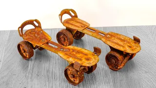 Extremely Rusty Vintage 1950's Chicago Roller Skates