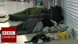 The shopping centre that's become an unofficial homeless shelter by night – BBC London News