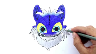 Toothless transform to Abominable Yeti | Drawing and Coloring HTTYD