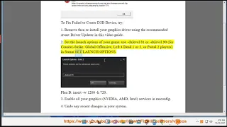 Fix Failed to Create D3D Device in Steam Windows 11/10/8/7