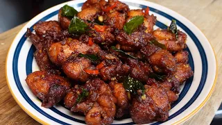 甘香鸡这样做，酸甜微辣🌶️香气十足非常的下饭，做法简单一点也不难‼️💯Kam Heong chicken, sweet and sour and slightly spicy 🌶️ Delicious