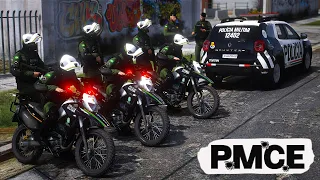 MOTO PATRULHAMENTO, ABORDAGENS NOTURNAS PMCE | GTA 5 POLICIAL