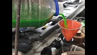 Как правильно заменить охлаждающую жидкость в автомобиле daewoo lanos