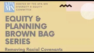 APA MN: Removing Racial Covenants 10/1/20