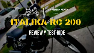 ITALIKA RC200 // REVIEW // ¿QUE TAN DIFERENTE ES A LA RC 150?