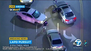 Slow-speed chase draws audience along LA streets I ABC7