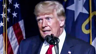 Visibly Declining Trump Embarrasses Himself With Awkward Speech In North Carolina