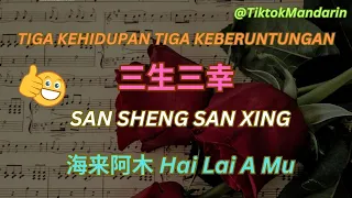 Lagu Mandarin Populer 三生三幸 San Sheng San Xing Tiga kehidupan Tiga keberuntungan - 海来阿木 Hai Lai A Mu