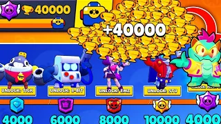 Road to 45000 trophies NonStop:Brawl Stars