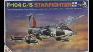 ESCI 1/72 F-104 G/S Starfighter Kit# 9007