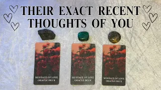 ❣️ Their EXACT Thoughts Of You Recently 😍💭 Pick A Card Timeless Tarot Reading