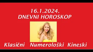 Jasminka Holclajtner-Royal Astro Studio-Dnevni horoskop za 16.1.2024.godine