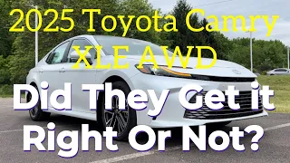 2025 Toyota Camry XLE AWD: Did They Get it Right or Not?