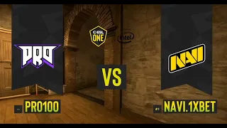 CS:GO :- NAVI.1XBET vs. Pro100 - ESL One: Road to Rio - [ Inferno ] Map 1