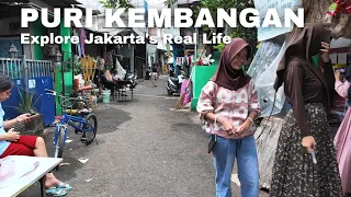 Explore Pemukiman Padat Puri Kembangan Utara Jakarta | Real Life Jakarta