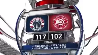 Atlanta Hawks loss vs Washington Wizards. March 21, 2016