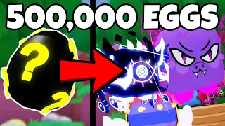 I HATCHED 500K EGGS and GOT THIS... in Roblox Pet Catchers