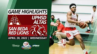 San Beda Red Lions vs UPHSD Altas | Game Highlights | April 20, 2022 | NCAA Season 97