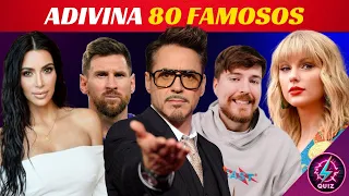 Adivina 80 Famosos por la Foto ⚽🎬🎤 Adivina el Famoso | ¡Desafío de Celebridadesl!⚡🧠🤓Electro Quiz