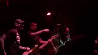 on stage with guttermouth