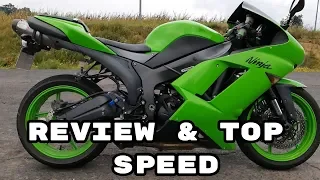 kawasaki zx6r 600cc  Review & Top speed